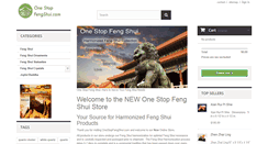 Desktop Screenshot of onestopfengshui.com